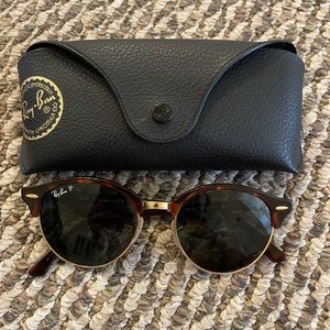polarized rayban clubmasters